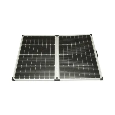 Panou solar 145W portabil fotovoltaic monocristalin tip valiza cu regulator tensiune 12/24V 20Ah 2 USB-uri Breckner Germany - imagine 2