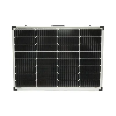 Panou solar 145W portabil fotovoltaic monocristalin tip valiza cu regulator tensiune 12/24V 20Ah 2 USB-uri Breckner Germany - imagine 4