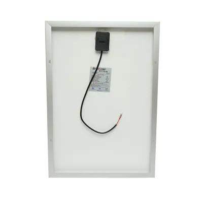 Panou solar 40W fotovoltaic monocristalin cu cablu de conectare 90cm si tensiune maxima 18V 570x400x25mm Breckner Germany - imagine 2