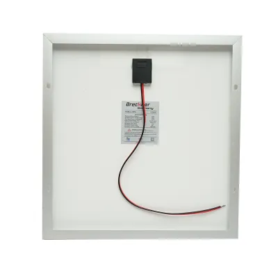 Panou solar 30W fotovoltaic monocristalin cu cablu de conectare 90cm si tensiune maxima 18V 420x405x25mm Breckner Germany - imagine 2