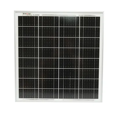 Panou solar 30W fotovoltaic monocristalin cu cablu de conectare 90cm si tensiune maxima 18V 420x405x25mm Breckner Germany