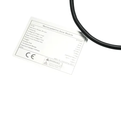 Panou solar 10W fotovoltaic monocristalin 19.8V cu cablu de conectare 90cm 345x225x18mm - imagine 4