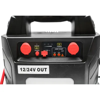 Robot pornire portabil cu 5 functii 12/24V 300W 600-3000A, baterie inclusa, lampa LED 3W si 1xUSB 5V/2.1A - imagine 9