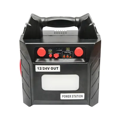 Robot pornire portabil cu 5 functii 12/24V 300W 600-3000A, baterie inclusa, lampa LED 3W si 1xUSB 5V/2.1A - imagine 4