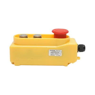 Telecomanda industriala cu 2 comenzi AC 250V/5A-500V/2A si buton oprire de urgenta Breckner Germany - imagine 4