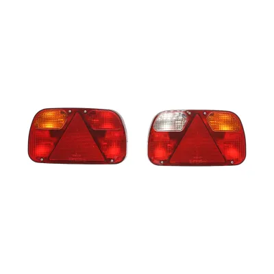 Set lampi universale remorca 12V cu 6 functii, cablaj 5.5m si priza 13 pini Breckner Germany - imagine 3