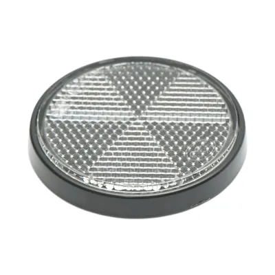 Reflectorizant rotund  60mm alb fata Breckner Germany - imagine 2