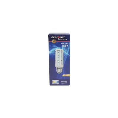 Bec led tip corn E27, 9W, 12V lumina rece 6500K, 1000Lm Breckner Germany - imagine 4