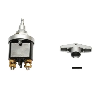 Comutator, intrerupator general fi67 12/24V, 200A conector din cupru M10, filet prindere M30 pentru MAN, Iveco si Volvo Breckner Germany - imagine 2