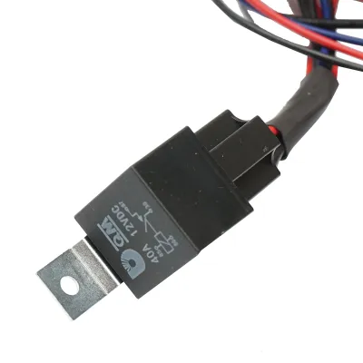 Cablaj cu buton releu si siguranta pentru proiectoare DC 12V/40A Breckner Germany - imagine 3