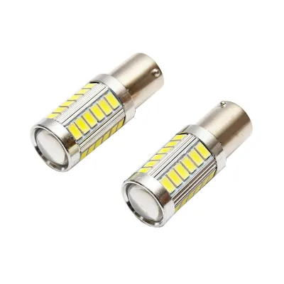 Set 2 becuri LED SMD 12V BAU15 0,25A lumina rece Breckner Germany - imagine 3