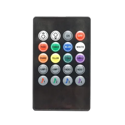 Kit lumini ambientale interior auto RGB LED 12V/6A cu telecomanda - imagine 6