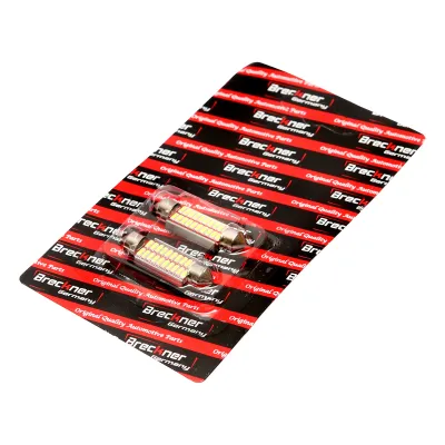 Set 2 becuri LED SMD SOFIT 39mm 12V 0,155A lumina rece Breckner Germany - imagine 6