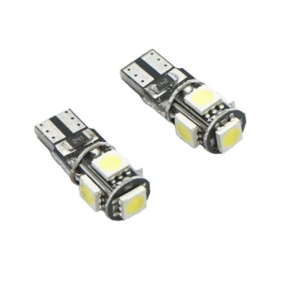 Set 2 becuri LED SMD 12V T10 0,16A lumina rece Breckner Germany - imagine 2