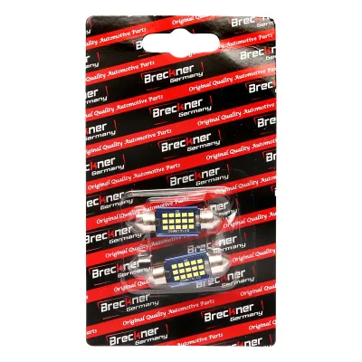 Set 2 becuri LED SMD SOFIT 36mm 12V 0,2A lumina rece Breckner Germany - imagine 4