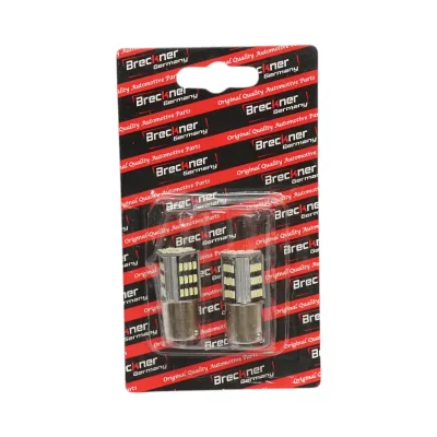 Set 2 becuri LED SMD 12V BAU15S 0.10A lumina rece Breckner Germany - imagine 5