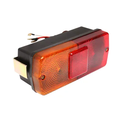 Lampa stop spate cu catadioptru rosu-galben 12 V - imagine 3
