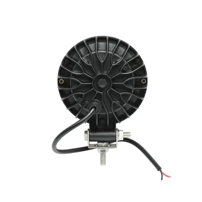 Lampa proiector rotund rosu cu LED 30W 12V/24V 10-30V Breckner Germany - imagine 2