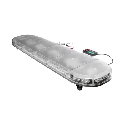 Rampa luminoasa girofar 12-24V cu lumina galbena 1290x275x125mm Breckner Germany - imagine 5