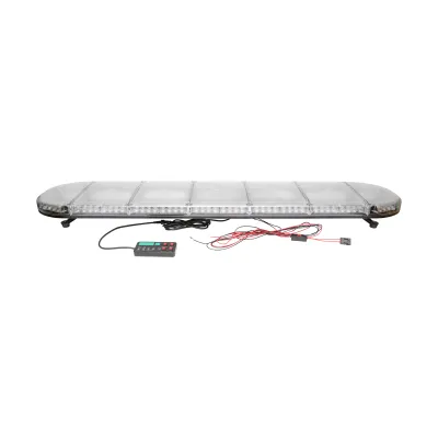 Rampa luminoasa girofar 12-24V cu lumina galbena 1520x275x125mm Breckner Germany - imagine 5