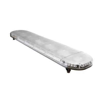 Rampa luminoasa girofar 12-24V cu lumina galbena 1520x275x125mm Breckner Germany - imagine 6