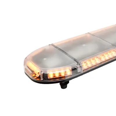 Rampa luminoasa girofar 12-24V cu lumina galbena 1520x275x125mm Breckner Germany - imagine 4