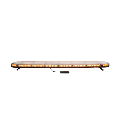 Rampa luminoasa girofar 12-24V cu lumina galbena 1750x275x125mm Breckner Germany - imagine 3