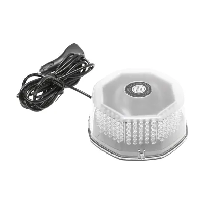 Lampa avertizare rotunda, girofar cu 240 LED-uri lumina galbena, prindere magnetica, intrerupator ON/OFF cu indicator luminos, 12V/24V Breckner Germany - imagine 3