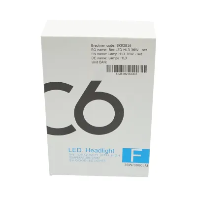 Set 2 becuri LED H13 36W 12V/24V 8V-48V Breckner Germany - imagine 2