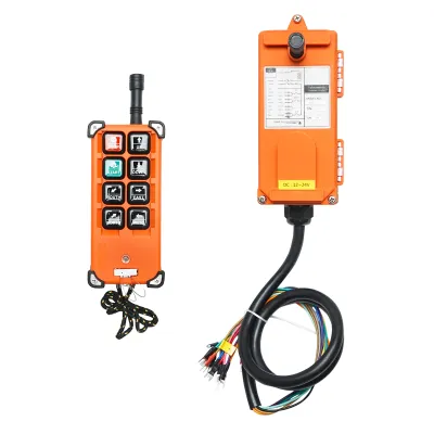 Telecomanda troliu Tractor Forestier 8 butoane 12V/24V fara fir (wireless) - imagine 8