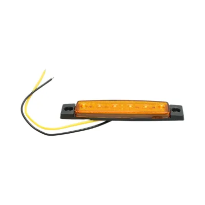 Lampa gabarit laterala slim LED 12V-24V galbena 96x19x8mm Breckner Germany - imagine 5