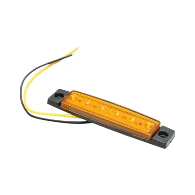 Lampa gabarit laterala slim LED 12V-24V galbena 96x19x8mm Breckner Germany - imagine 6