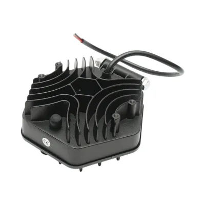 Lampa proiector hexagonal cu grilaj metalic negru, 9 LED-uri, unghi de radiere 30, DC 10-80V 27W Breckner Germany - imagine 6