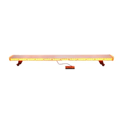 Rampa luminoasa girofar 12V cu 26 module lumina galbena 1440x143x43mm Breckner Germany - imagine 3