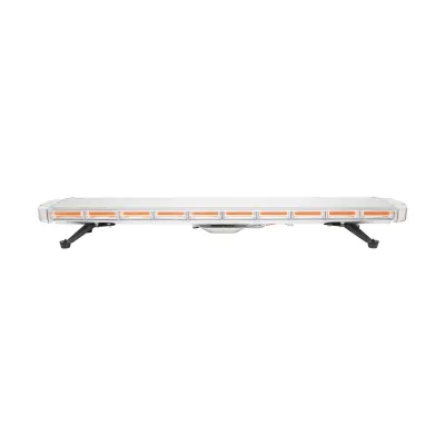 Rampa luminoasa girofar 12V cu 22 module lumina galbena si sonor integrat 1180x210x68mm Breckner Germany - imagine 5