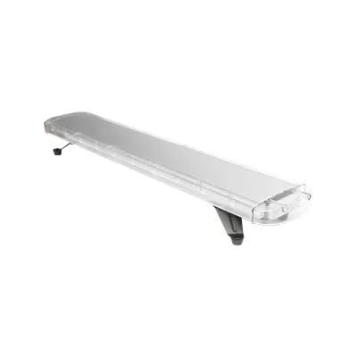 Rampa luminoasa girofar 12V cu 22 module lumina galbena si sonor integrat 1180x210x68mm Breckner Germany - imagine 6