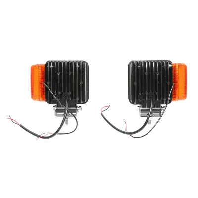 Set lampi LED tip far cu semnalizare dreapta si stanga 16 LED-uri 12-24V dimensiune 139x128x57mm Breckner Germany - imagine 4