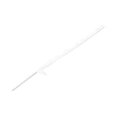 Stalp din plastic 1110mm alb pentru fir gard electric Breckner Germany - imagine 3