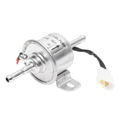 Pompa alimentare electrica universala 12V, L=130mm, fi 8mm pentru motorina/benzina OEM 21SK07 - imagine 3