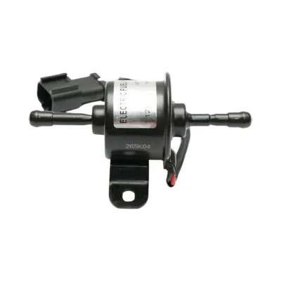 Pompa alimentare electrica universala 12V, L=130mm, fi 8mm pentru motorina/benzina OEM YK-3104 - imagine 6