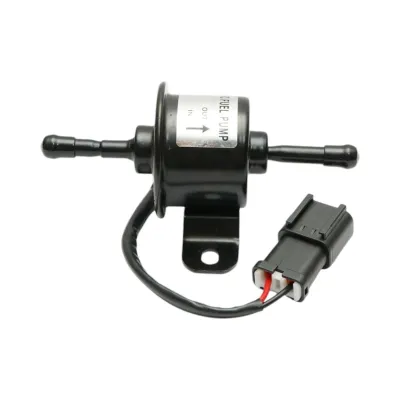 Pompa alimentare electrica universala 12V, L=130mm, fi 8mm pentru motorina/benzina OEM YK-3104 - imagine 5