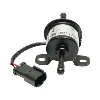 Pompa alimentare electrica universala 12V, L=130mm, fi 8mm pentru motorina/benzina OEM YK-3104 - imagine 3