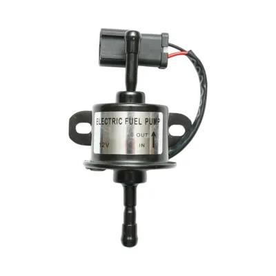 Pompa alimentare electrica universala 12V, L=130mm, fi 8mm pentru motorina/benzina OEM YK-3104 - imagine 2