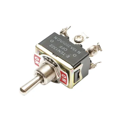 Intrerupator/comutator universal 12V/6-10A cu 4 pini, 34x20mm, filet de prindere fi 12mm Breckner Germany - imagine 2