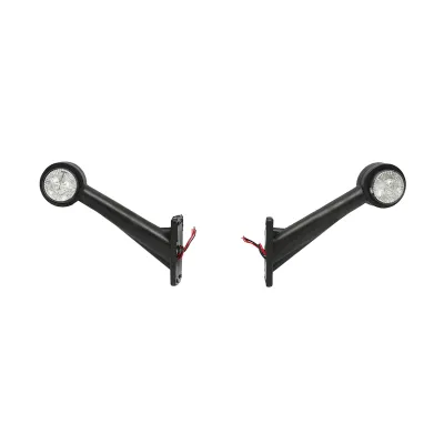 Lampi laterale de gabarit cu LED 12/24V, rosu-alb Breckner Germany - imagine 2