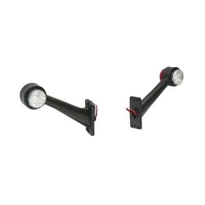 Lampi laterale de gabarit cu LED 12/24V, rosu-alb Breckner Germany - imagine 4