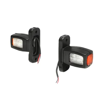 Lampa laterala de gabarit cu LED 12/24V, rosu-alb-galben - imagine 4