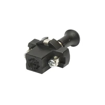 Intrerupator scurt 12V/5A pull switch ON/OFF cu piulita prindere din plastic Breckner Germany - imagine 3