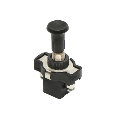 Intrerupator scurt 12V/5A pull switch ON/OFF cu piulita prindere din plastic Breckner Germany - imagine 2