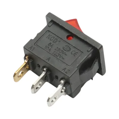 Buton intrerupator ON-OFF cu 3 pini 12V/10A, 250V/6A Breckner Germany - imagine 3